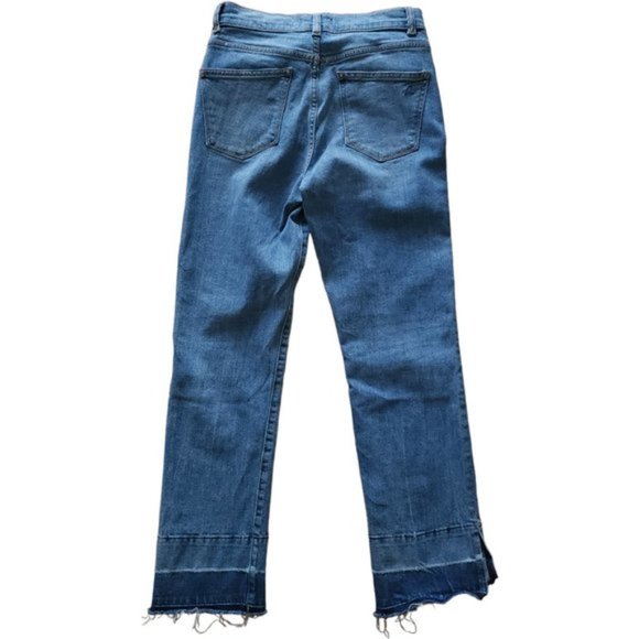 DL1961 Mara Ankle raw hem mid rise straight jean - Picture 9 of 9